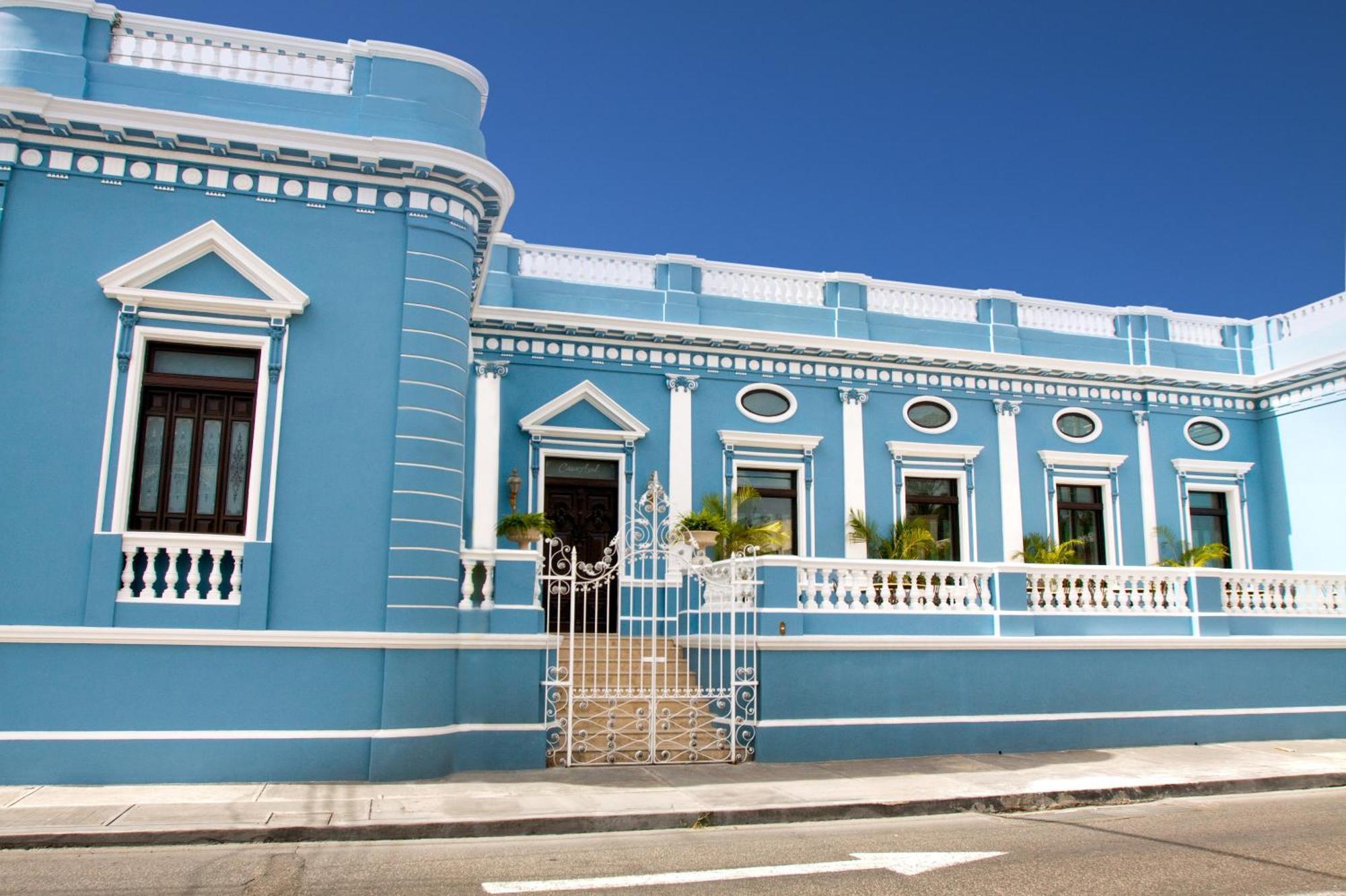 Отель Casa Azul Monumento Historico Мерида Экстерьер фото